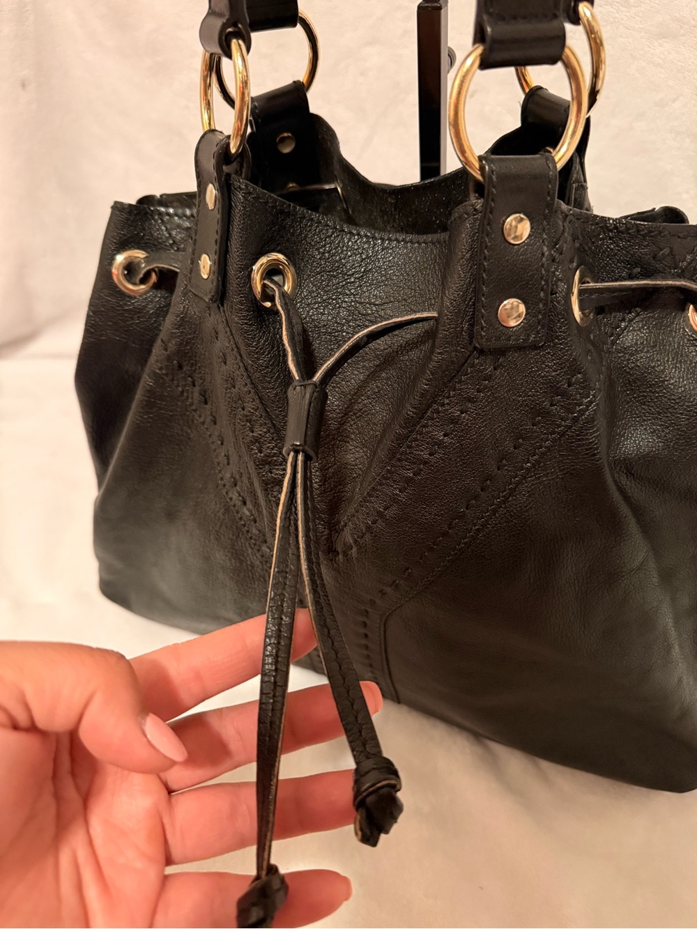 Yves Saint Laurent (YSL) Reversible Double Sac Y Tote - Picture 5 of 16